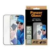 PanzerGlass® 2862, Screen Protector Clear iPhone 16 Pro | Ultra-Wide Fit